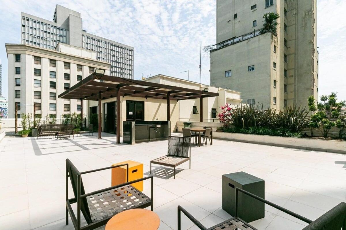 Novo E Rustico Studio No Centro-Sp/Metro Luz Apartment Сао Паоло Екстериор снимка